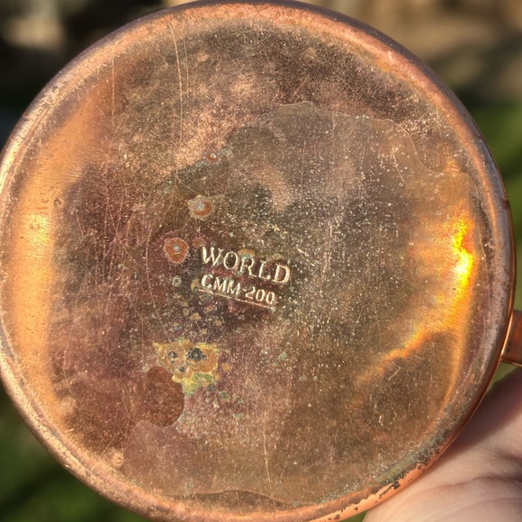 Copper Coated Moscow Mule Mug | Cup - Picture 3 of 9
